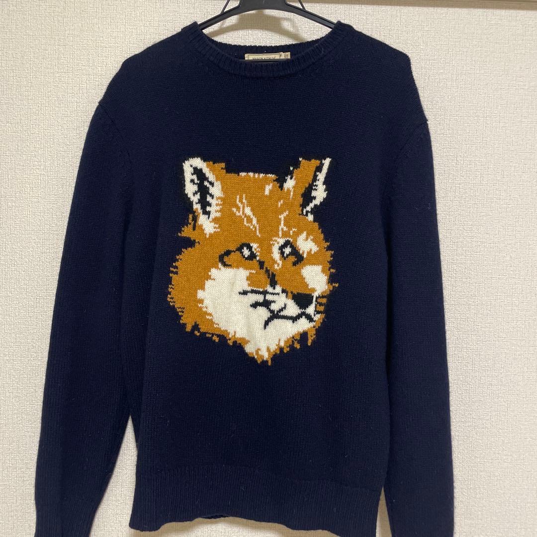 Maison Kitsune メゾンキツネ ビッグフォックス ニット - メルカリ