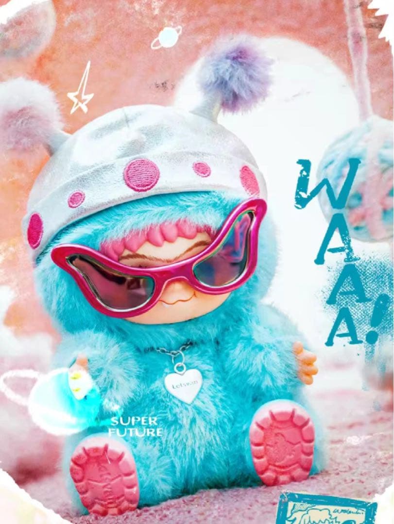ぬいぐるみ WAKUKU FUZZY TRENDY FUN PARTY WAKUKU Fuzzy Trendy Fun Party Mascot Plush Toy Box of 6 Trading