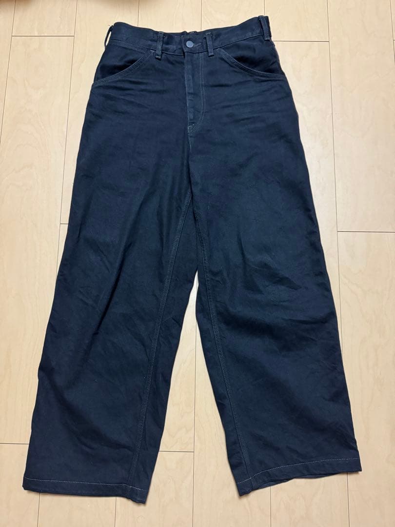 最安値】UNIQLO U デニムジャケット・ジーンズセット ブラック