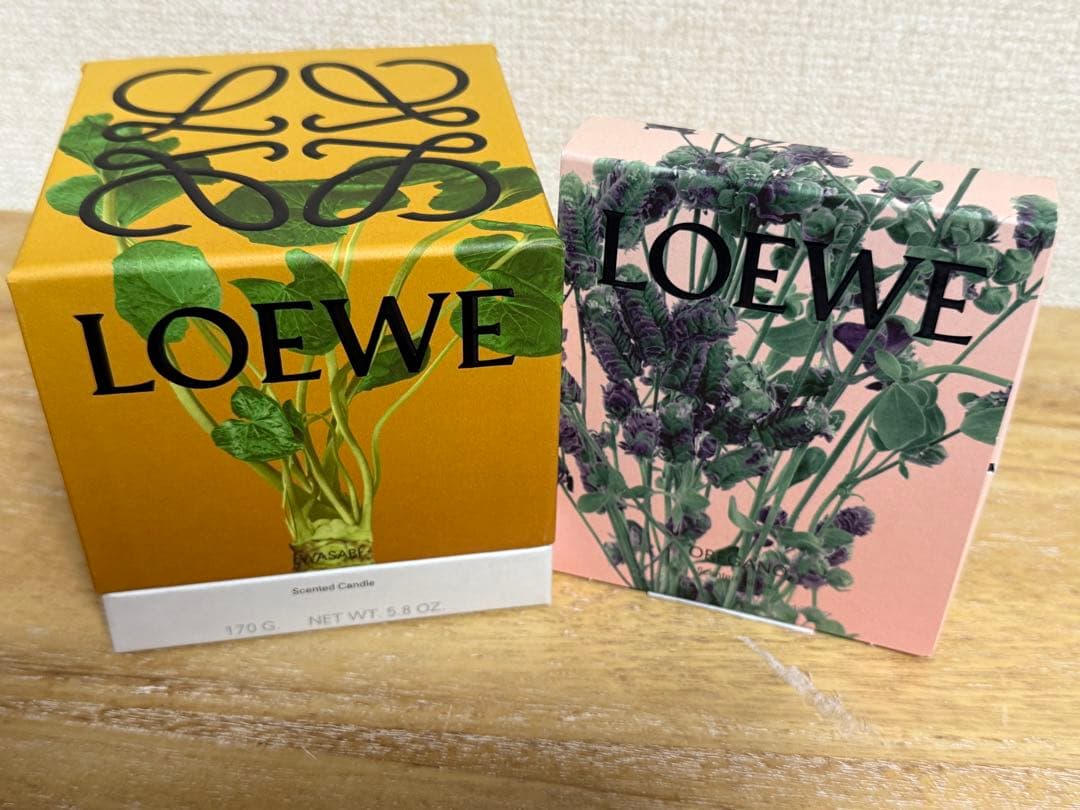LOEWE wasabi キャンドルスモールオレガノバー石鹸セット