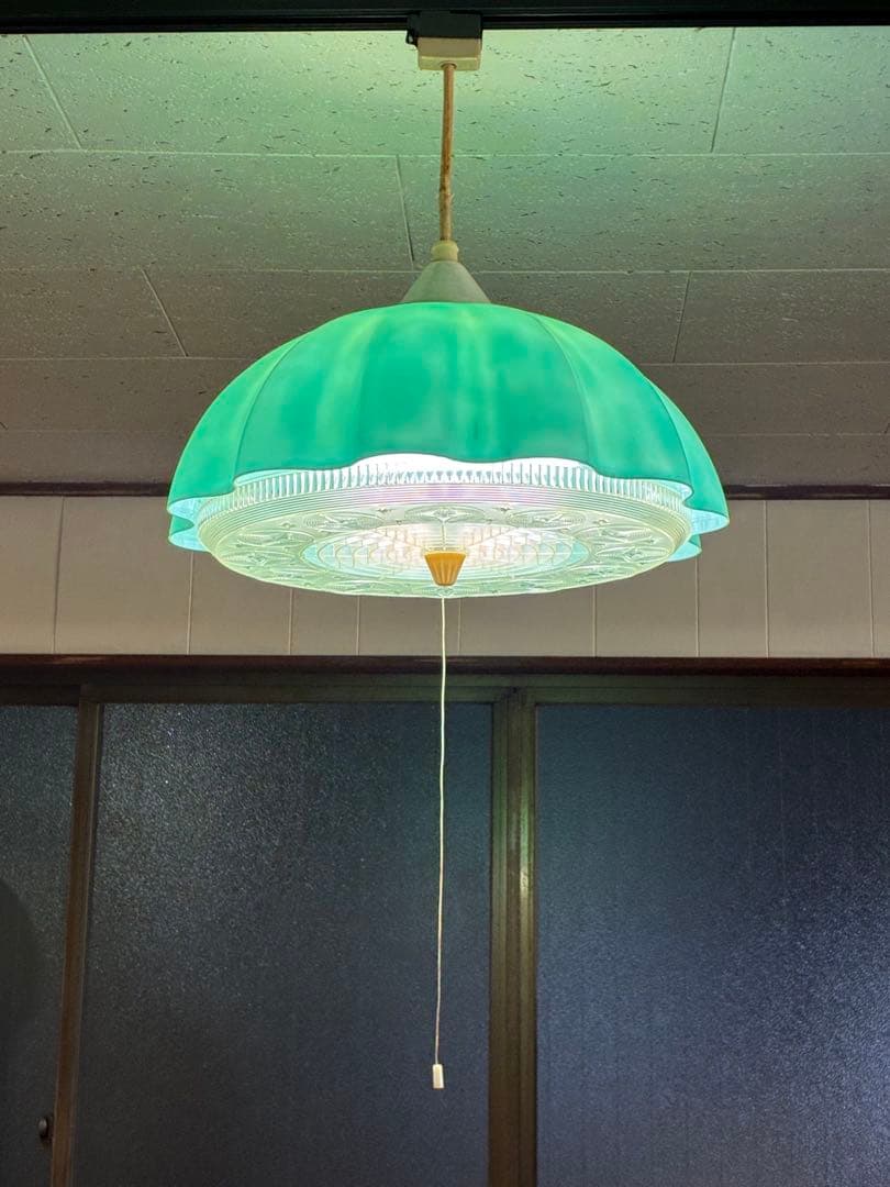 昭和レトロ ポップ ペンダントライト① 昭和レトロポップ ペンダントライト ビタミンオレンジ 電気 レトロ照明