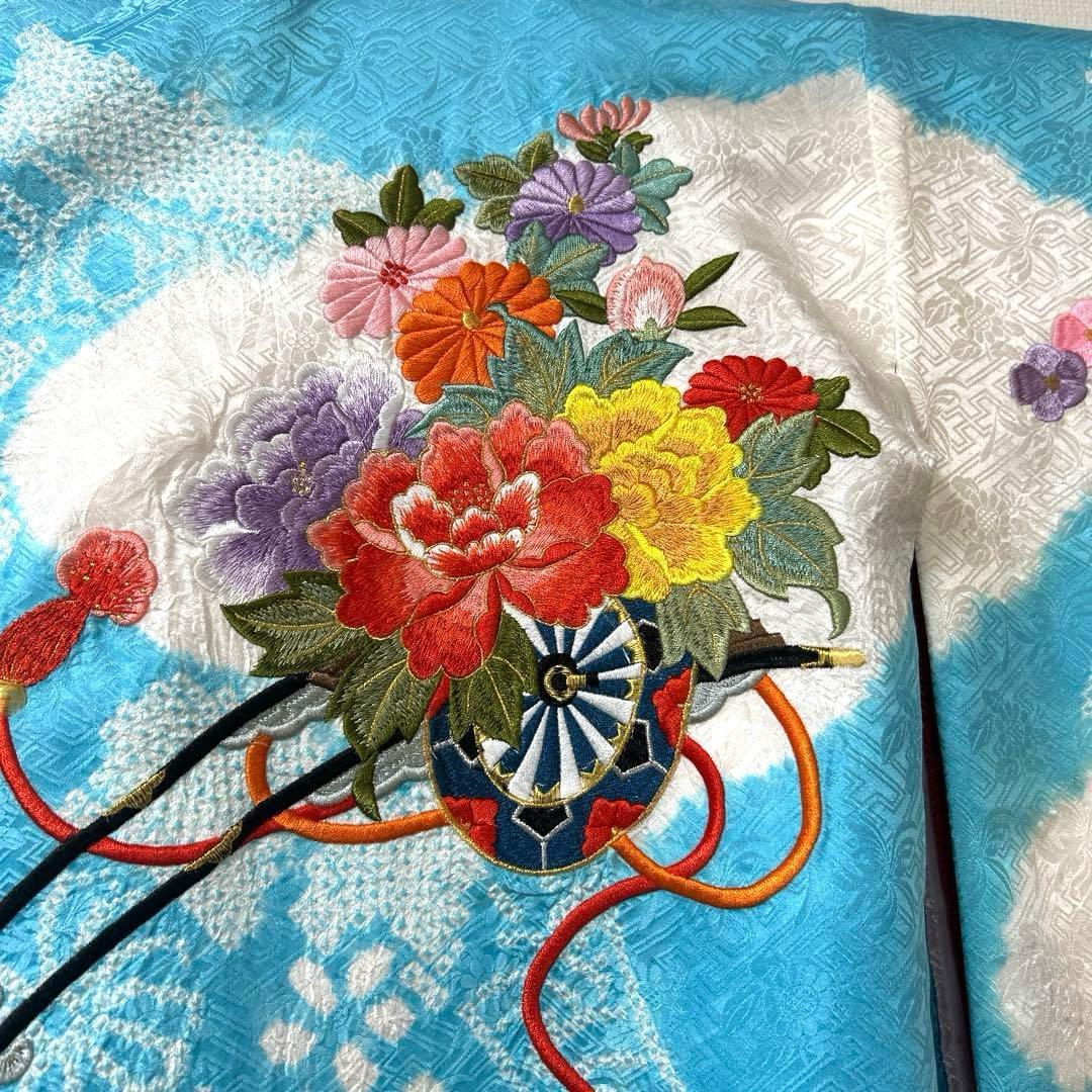 おおねぎNo.99 女の子　　正絹産着　　本絞り　新品