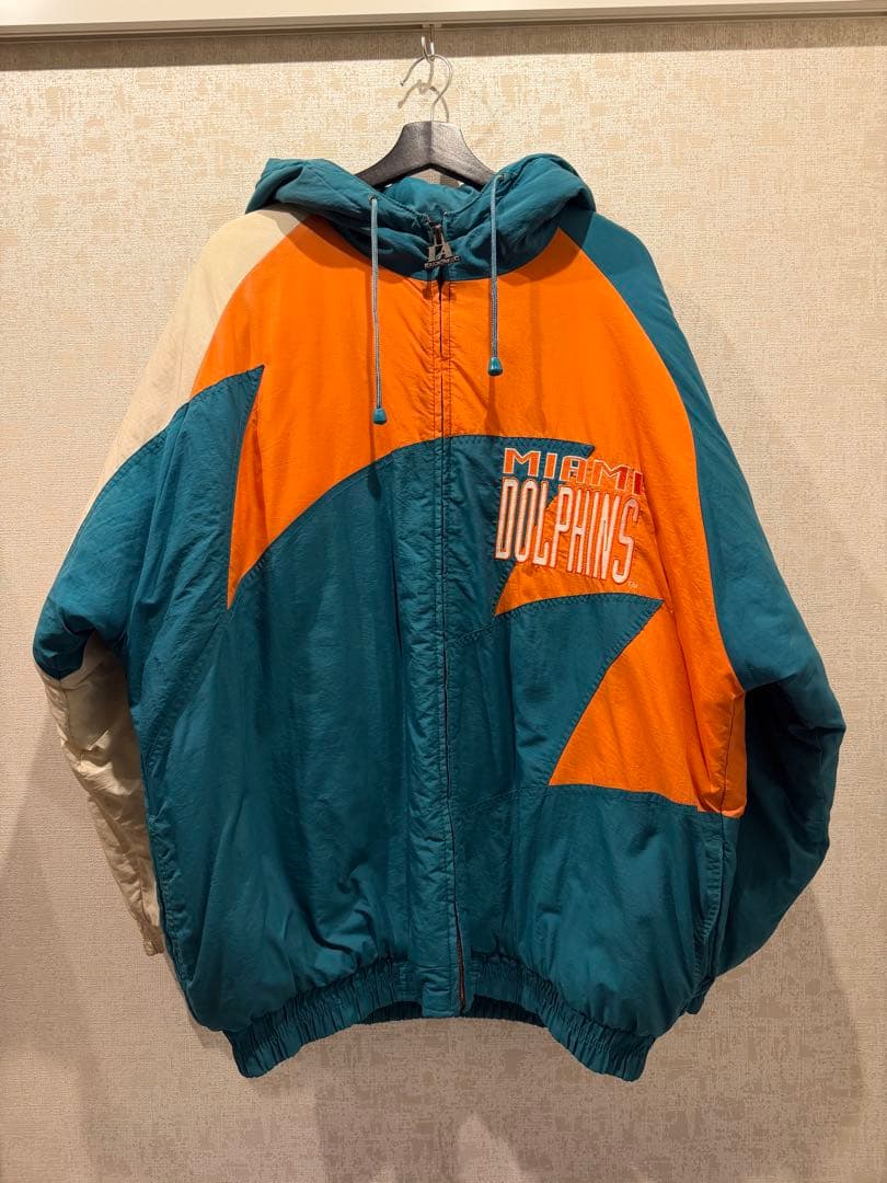 90年代　Pro Player製NFLマイアミ・ドルフィンズ　中綿ジャケット 楽天市場】古着 90'S PRO PLAYER NFL MIAMI DOLPHINS マイアミ