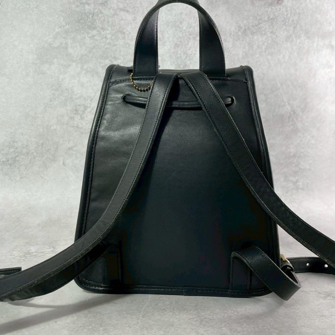 COACH オールドコーチ リュック グラブタンレザー ターンロック