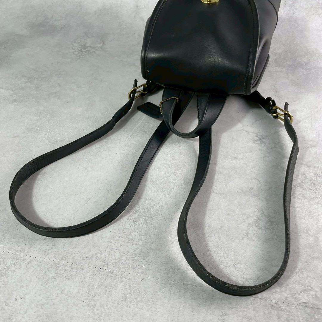 COACH オールドコーチ リュック グラブタンレザー ターンロック