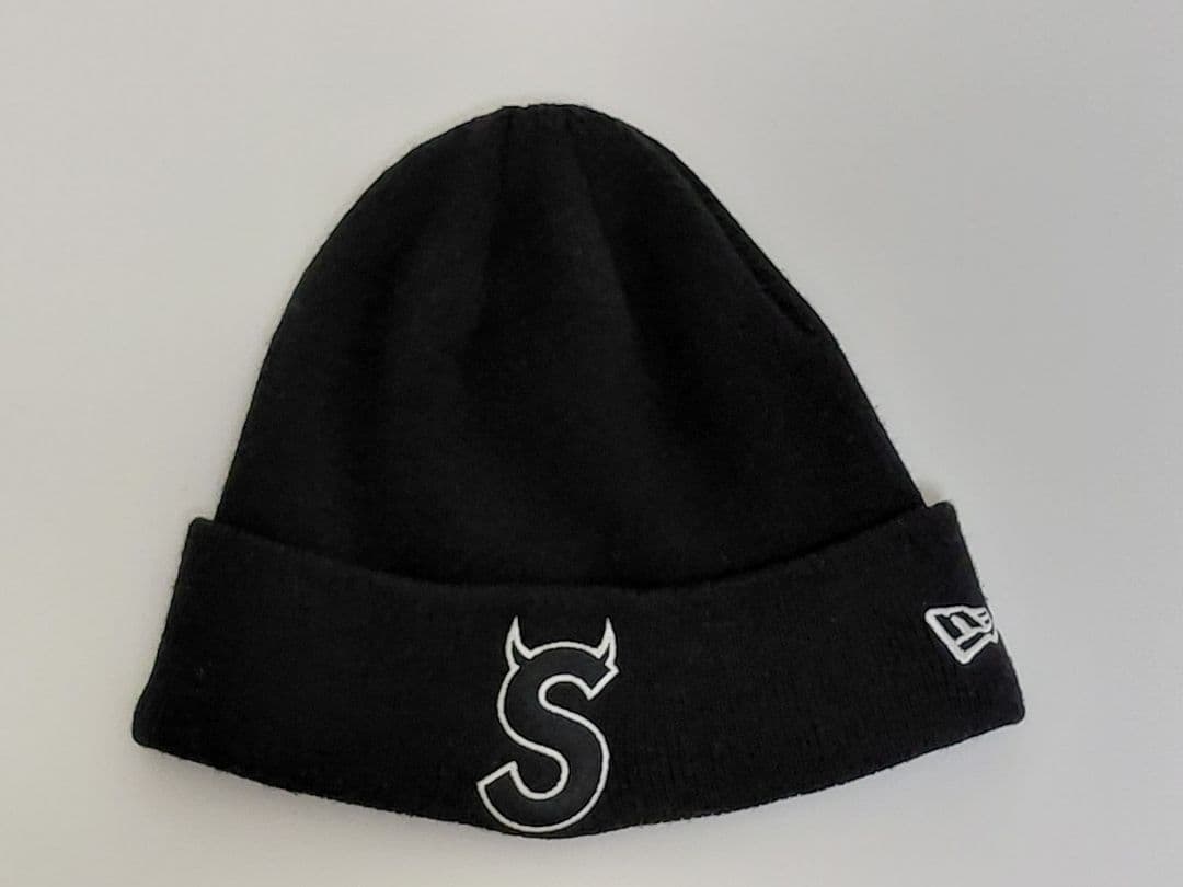 Supreme New Era S Logoツノ Beanie \Black