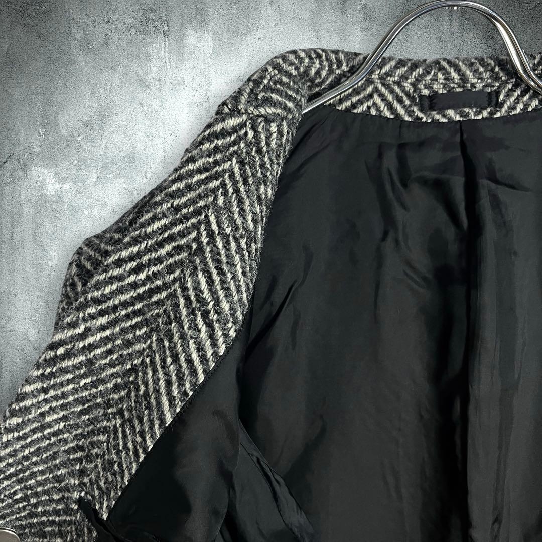 セール中⚡トルネードマート ツイード調イタリア生地 ヘリンボーン