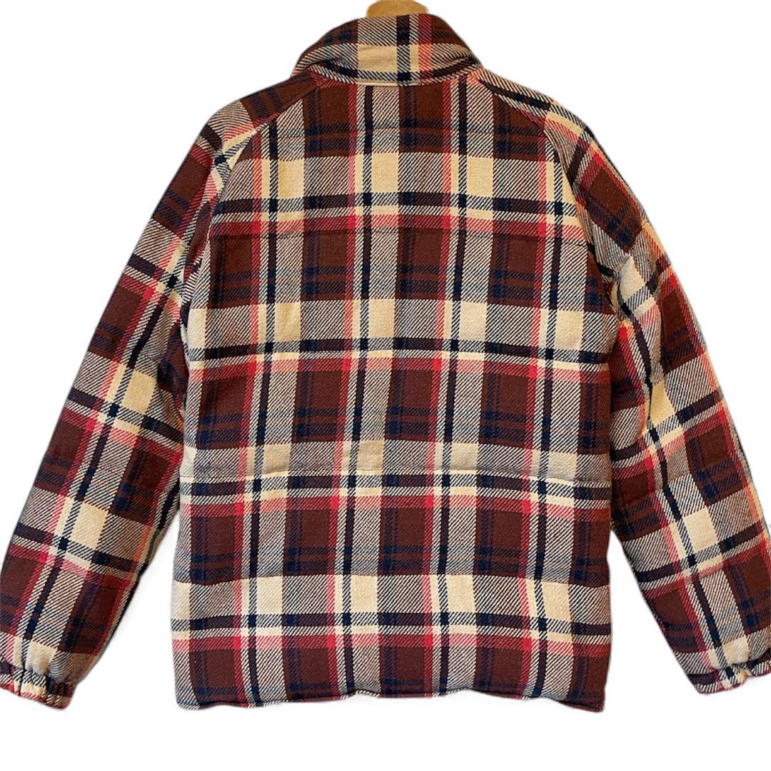 A BATHING APE ラブジェネチェック ジップアップダウンジャケット M