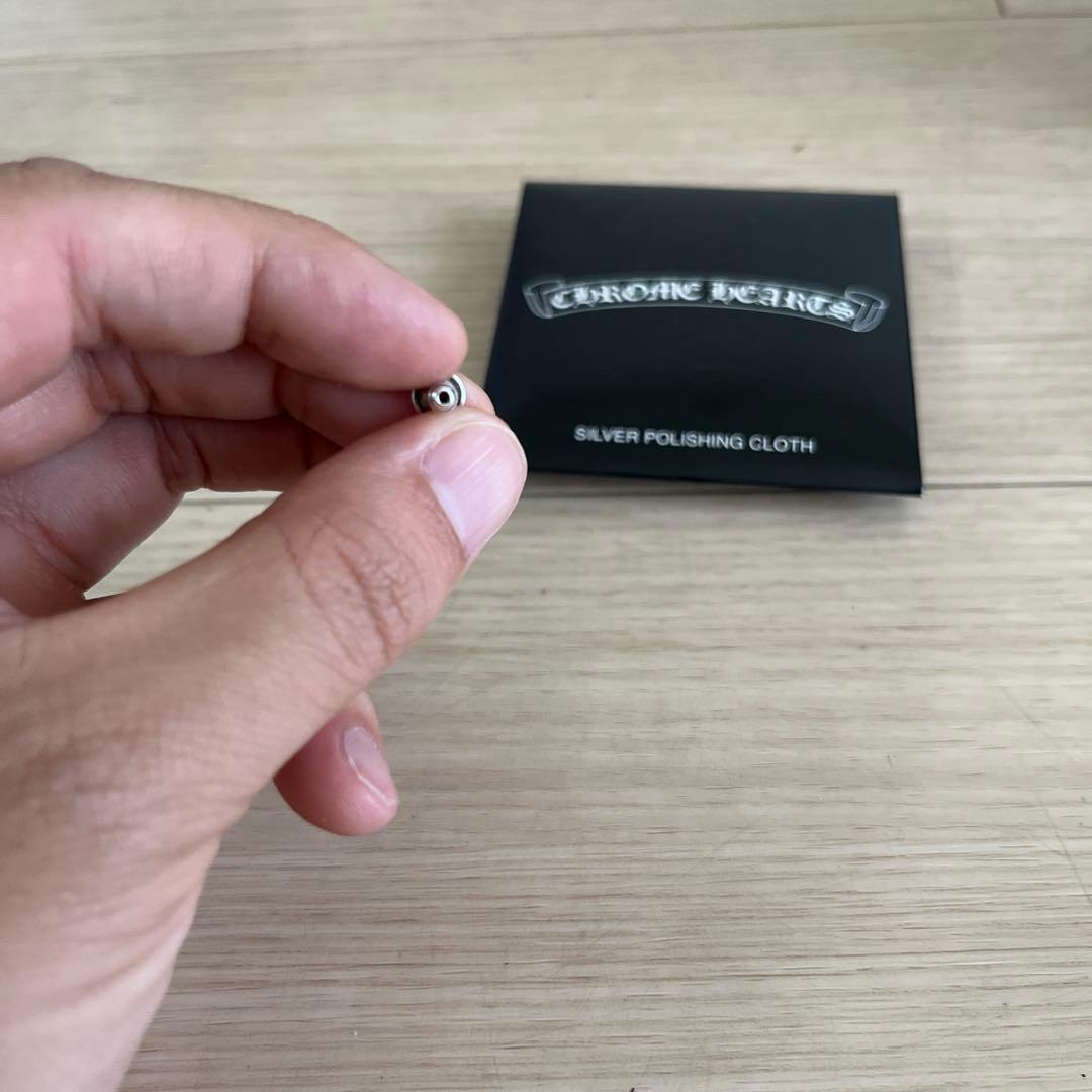CHROME HEARTS シルバーポリッシングクロス 7cm x 14cm メンズ