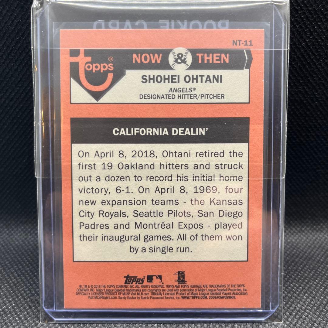 ルーキー topps heritage 2018 大谷翔平 rc - メルカリ