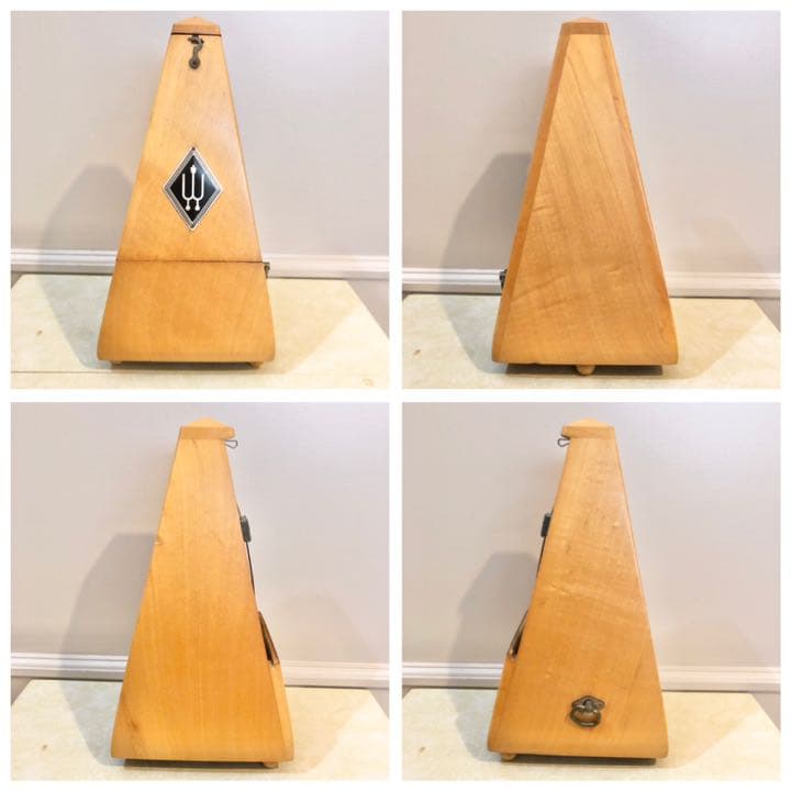 メトロノーム 木製 ドイツ製 ウィットナー レトロ アンティーク