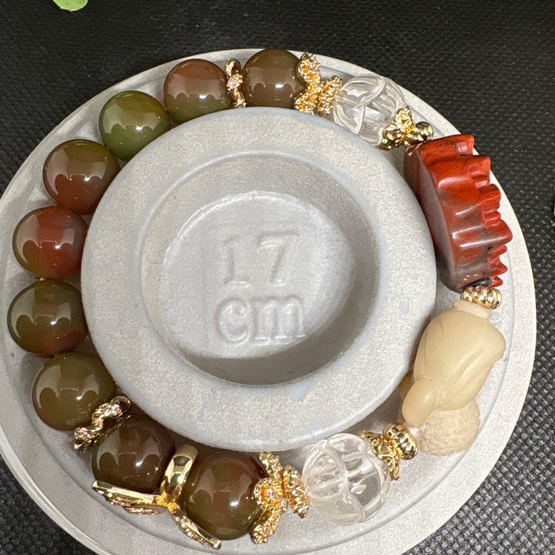 みーにゃん様お取置き7/ 20アラシャン瑪瑙 可愛いすぎるベビー大仏様