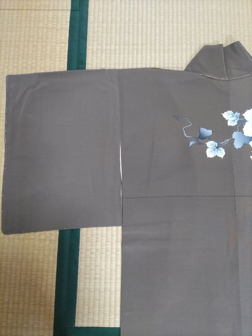 イルセ様専用 茶系 新品未使用品 銀花仙 正絹訪問着長襦袢セット