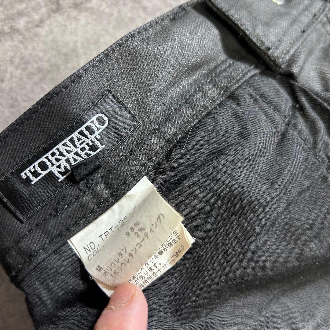 希少【トルネードマート】コーティング ギミックカーゴパンツ/Y2K