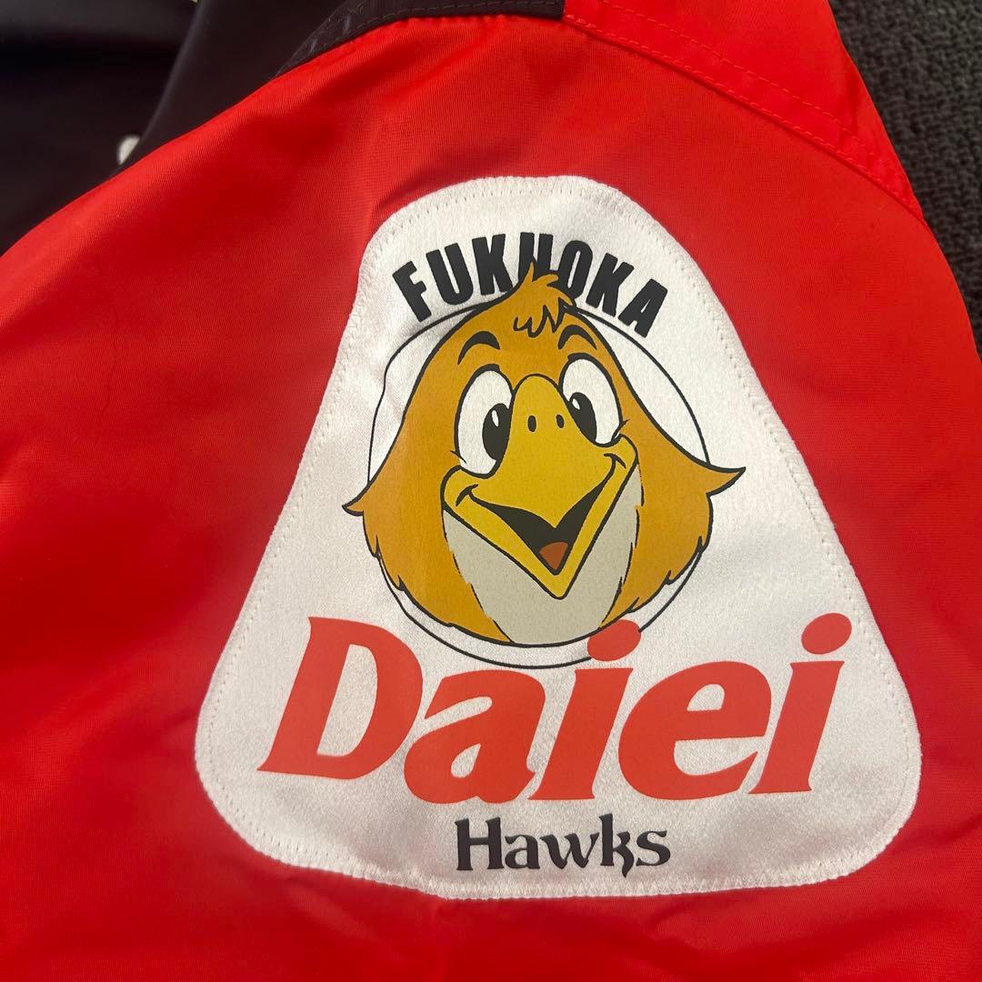 美品・希少品】Daiei Hawks ダイエイホークス ジャケット レッド L