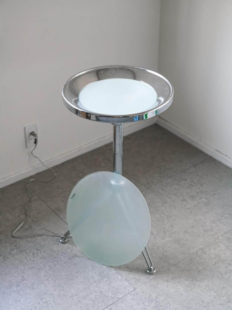 希少 \"REPOSE\" 照明付 昇降テーブル ミッドセンチュリー モダン