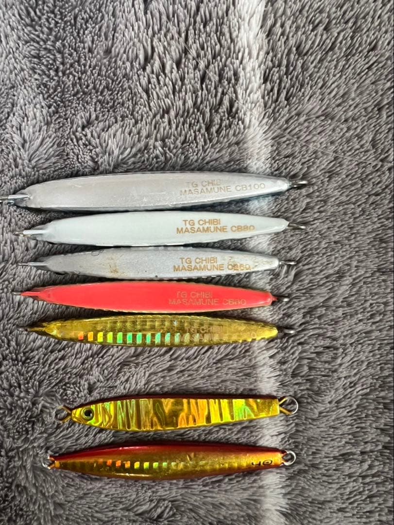 タングステン メタルジグセット 多色 釣り用