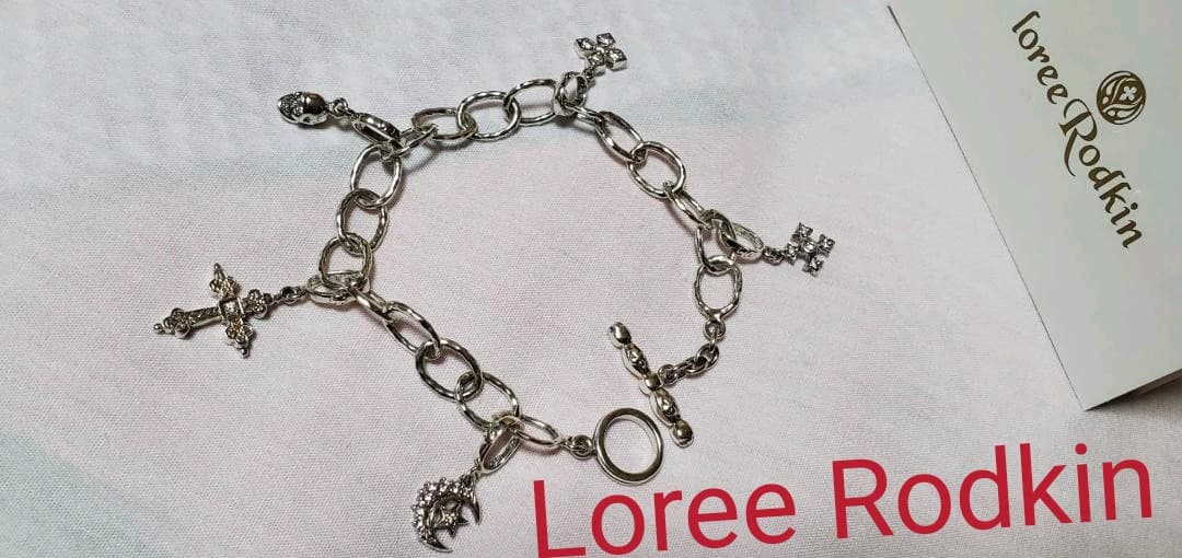 正規 ローリーロドキン mixアイコンチャームブレスレット SV ムーン クロス 🇺🇸Loree Rodkin｜ローリーロドキン💎 2025年の新アイテムがついに