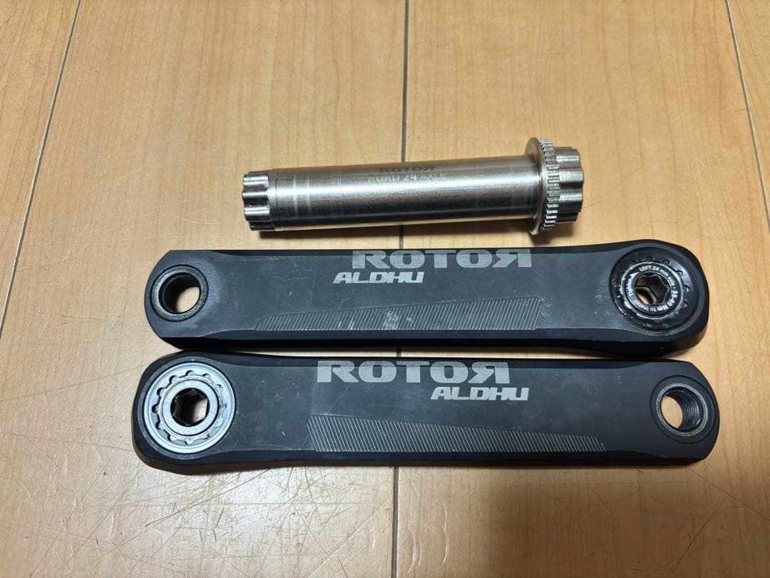 Rotor ROTOR ALDHU 24クランクセット 170mm 52-36 ALDHU クランク