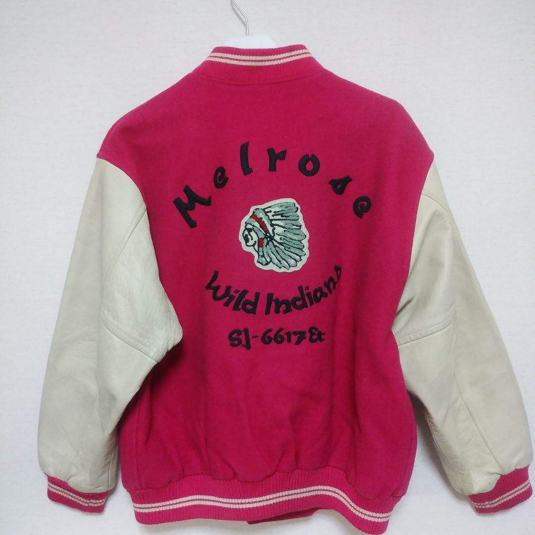 80s MELROSE 本革スタジャン インディアンヘッド ヴィンテージ - メルカリ