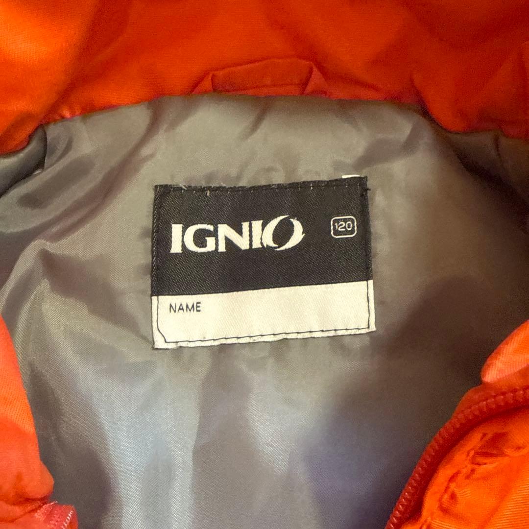 子ども用スキーウェア オレンジ/グレー - メルカリ