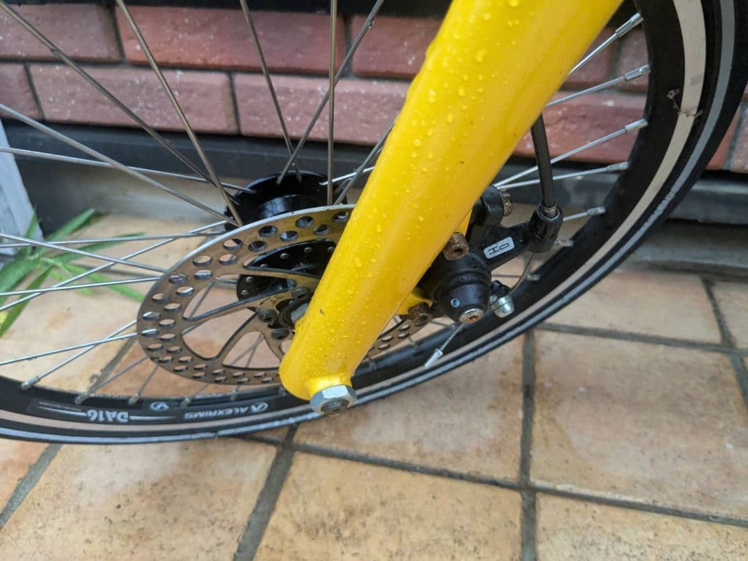 PROGRESSIVE 片持フォークリカンベント スラム→シマノコンポ載替