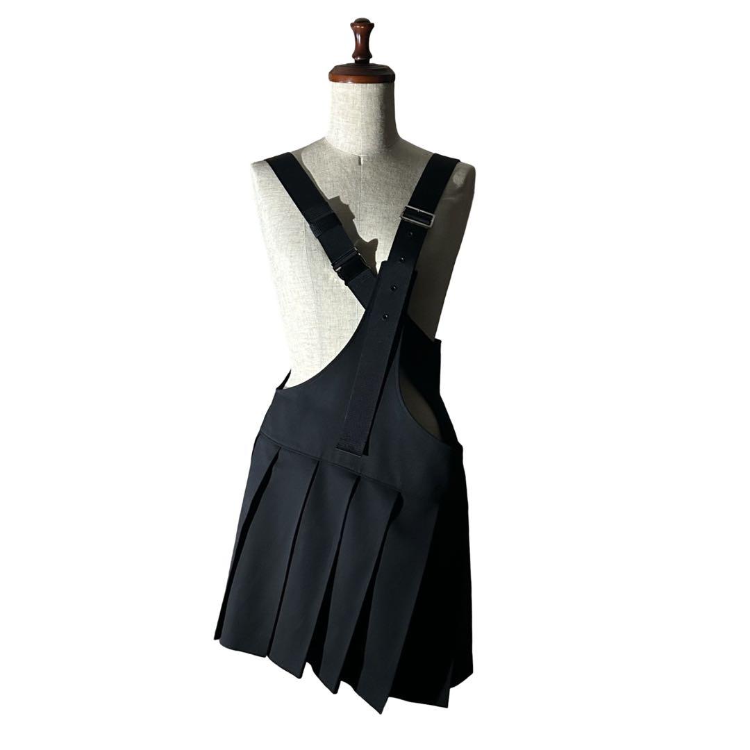 AD2020 20AW ベルトプリーツスカート ハーネス ワンピース 黒 Y2K CI281X44P_sub19_L.jpg