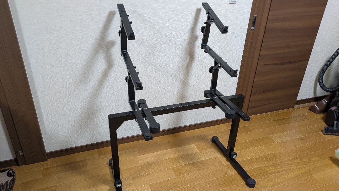 【最終価格】K&M キーボードスタンド Omega 3段(オマケ付) 51-oYaDvbSL.jpg_BO30,255,255,