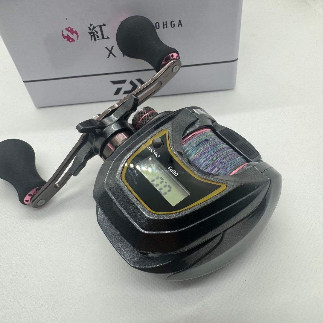 【中古美品】紅牙X IC★ダイワ★鯛ラバ DAIWA（ダイワ） ベイトリール 紅牙 X IC 2019年モデル (右巻) : 釣具
