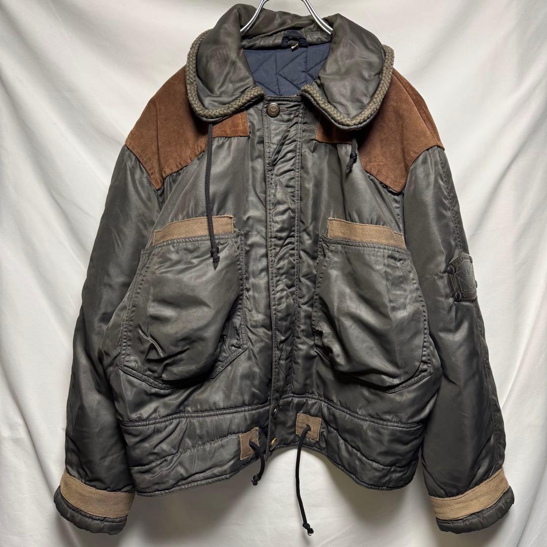 80s ARMANI JEANS レザージャケット イタリア製 ビンテージ 22 - メルカリ