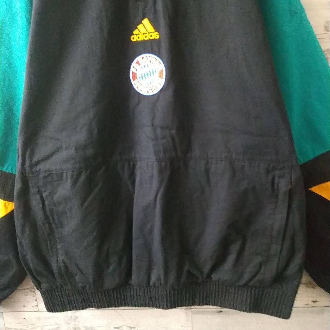 人気☆アディダス バイエルンミュンヘン 刺繍 ハーフジップ トラック