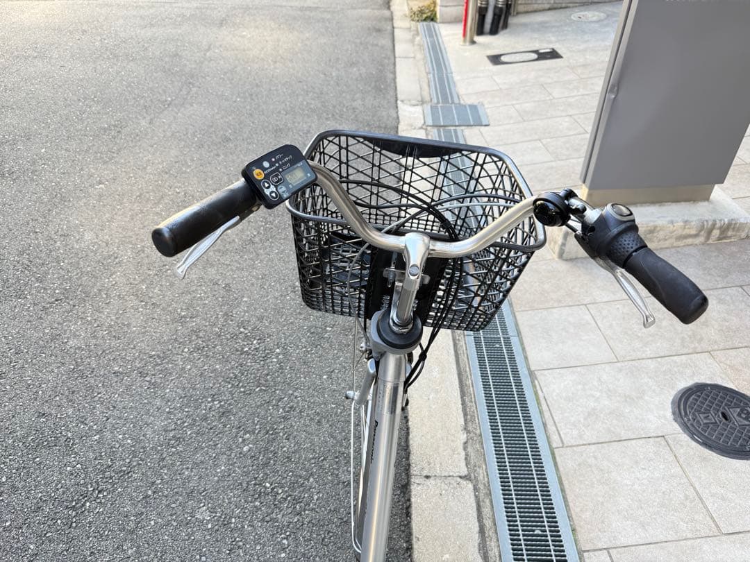 大阪府 Panasonic 電動アシスト自転車 シティタイプ 26インチ 自転車26