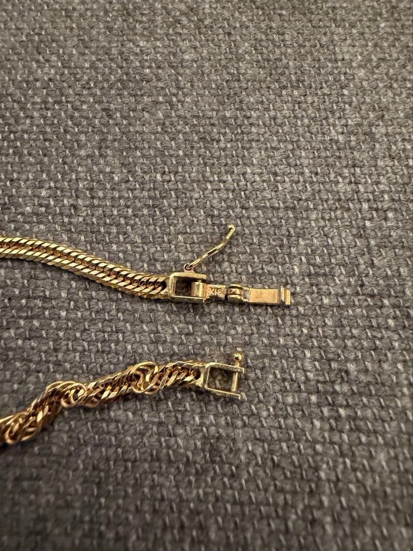 K18(18金) 喜平ブレスレット 12面トリプル 5.0g 約17.5cm