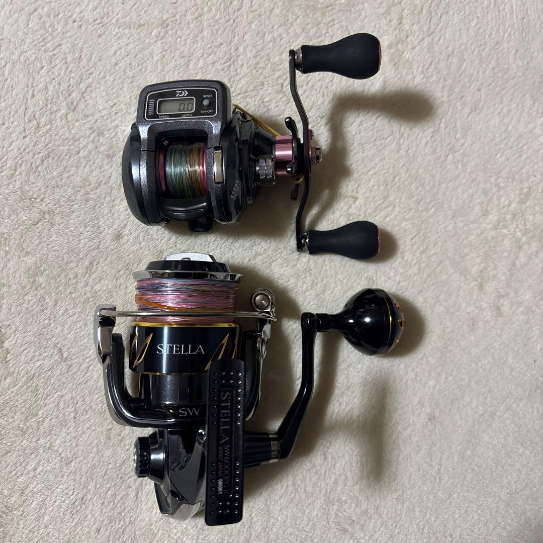 シマノ13ステラSW6000PGとダイワ紅牙ICS103右巻きのセットになります シマノ13ステラSW6000PGとダイワ紅牙ICS103右巻きのセットになります