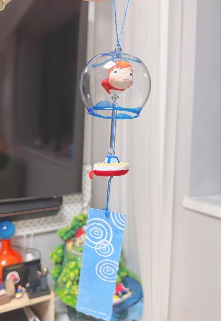 新品 ジブリパーク ジブリの大倉庫 限定 崖の上のポニョ 張り子風鈴