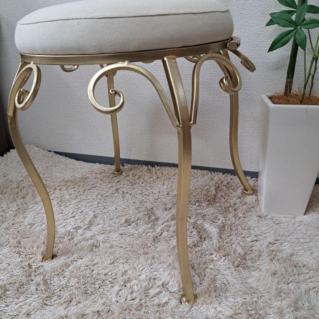 9*6様 ♡A&B Home 折り畳み式アイアン Gold ダイニングChair