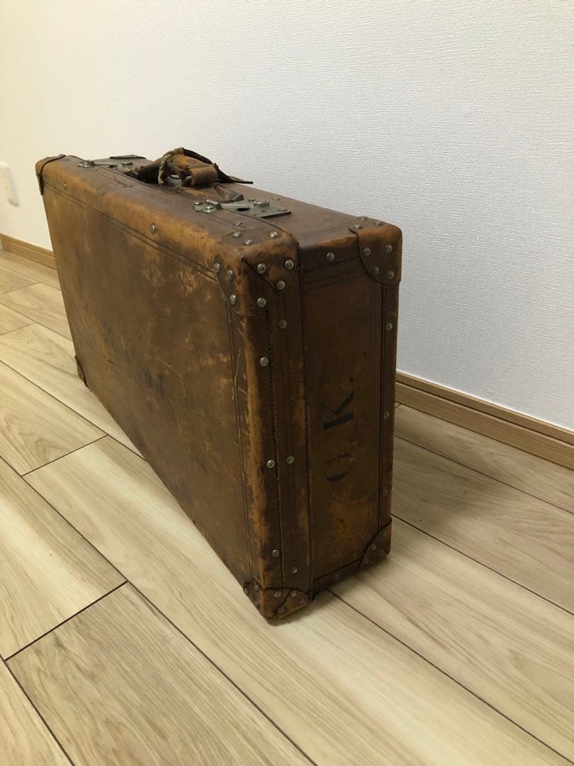 古物 お宝 明治、大正、昭和レトロ 高価アンティーク 革鞄 レザー