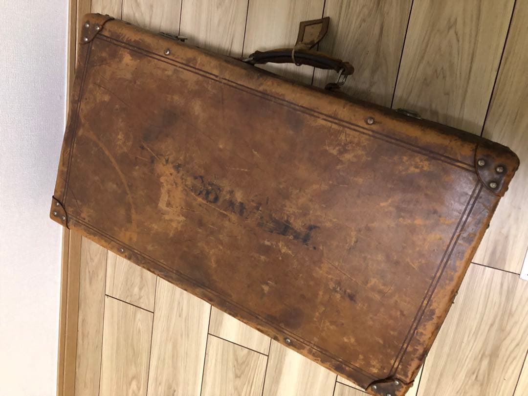 古物 お宝 明治、大正、昭和レトロ 高価アンティーク 革鞄 レザー