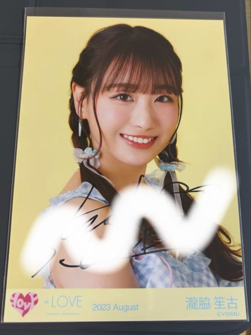 イコラブ 瀧脇笙古ちゃん 生写真 直筆 ナツマトペ ヨリ - メルカリ
