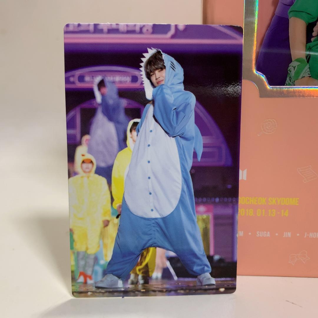 BTS 4th Muster Happy Ever After ジミン トレカ付 BTS 2018 4th Muster Happy Ever After Official Cloud Photo Card