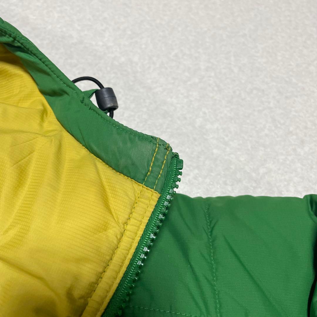 f*a様 コロンビア hooded puffer jacket グリーン イエロ Columbia