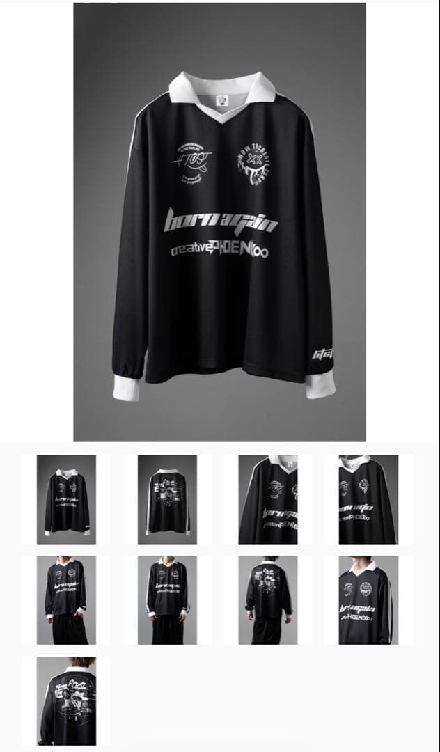 【新品】TAKUYA∞の創り方 フットボール シャツ/ブラック L 商品詳細ページ | Artist Goods Store | 【TAKUYA∞の創り方