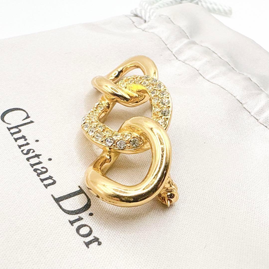 2740-4 極美品✨Dior ブローチ CD ロゴ 希少 刻印 - メルカリ