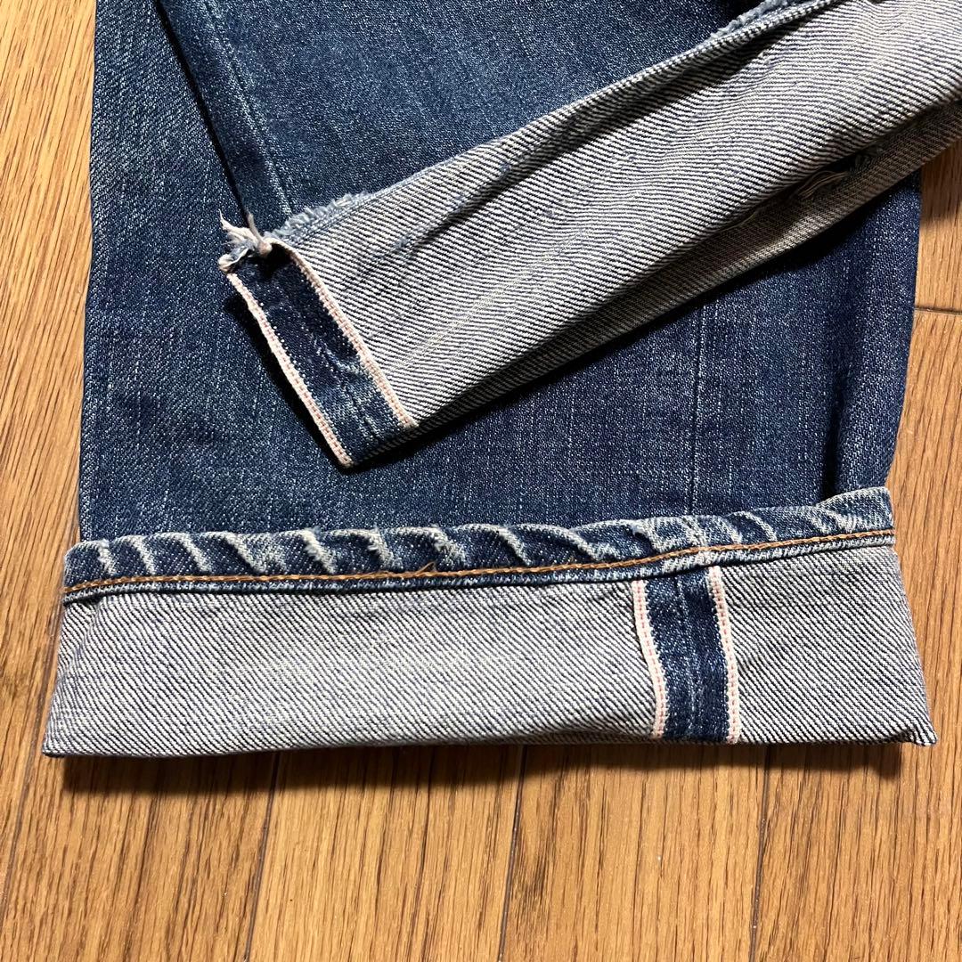 EVISU 2501 xx 水牛革パッチNo.2赤耳セルビッチ デニム W30 - メルカリ