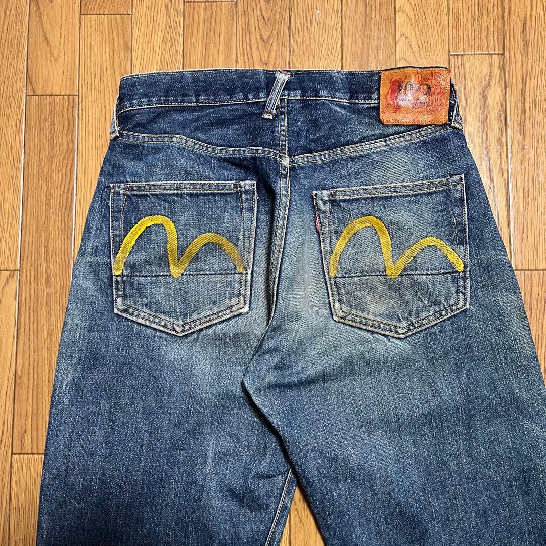 EVISU 2501 xx 水牛革パッチNo.2赤耳セルビッチ デニム W30 - メルカリ