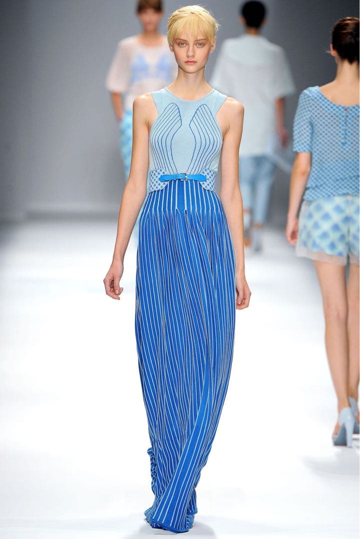 cacharel】 BROWN LEATHER wide BELT