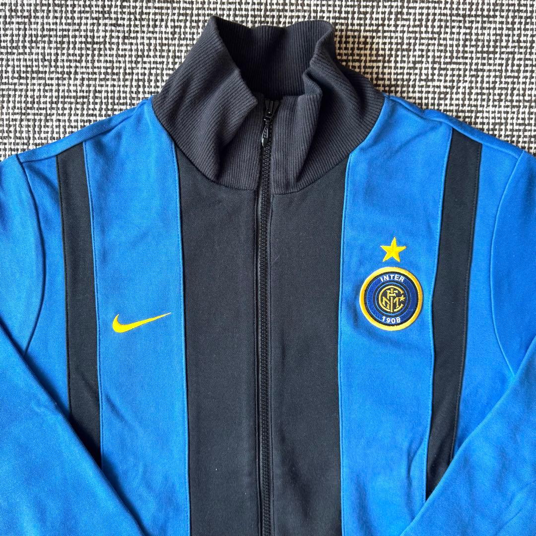 【2000年初期モデル】インテル・ミラノ／トラックジャケット／ジャージ NIKE - 00s NIKE ナイキ インテルミラノ トラックジャケット ジャージ