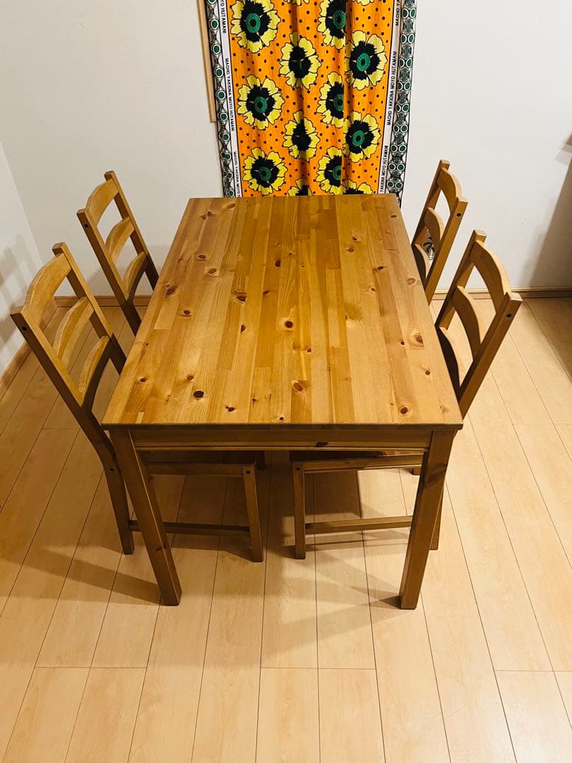 IKEA イケア JOKKMOKK ヨックモック ダイニングテーブル＆チェア4脚