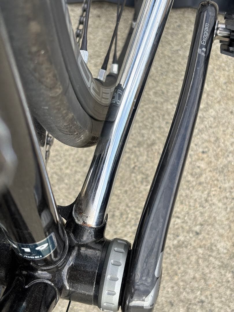 クロモリ スチールフレーム ロードバイク SRAM RED 22