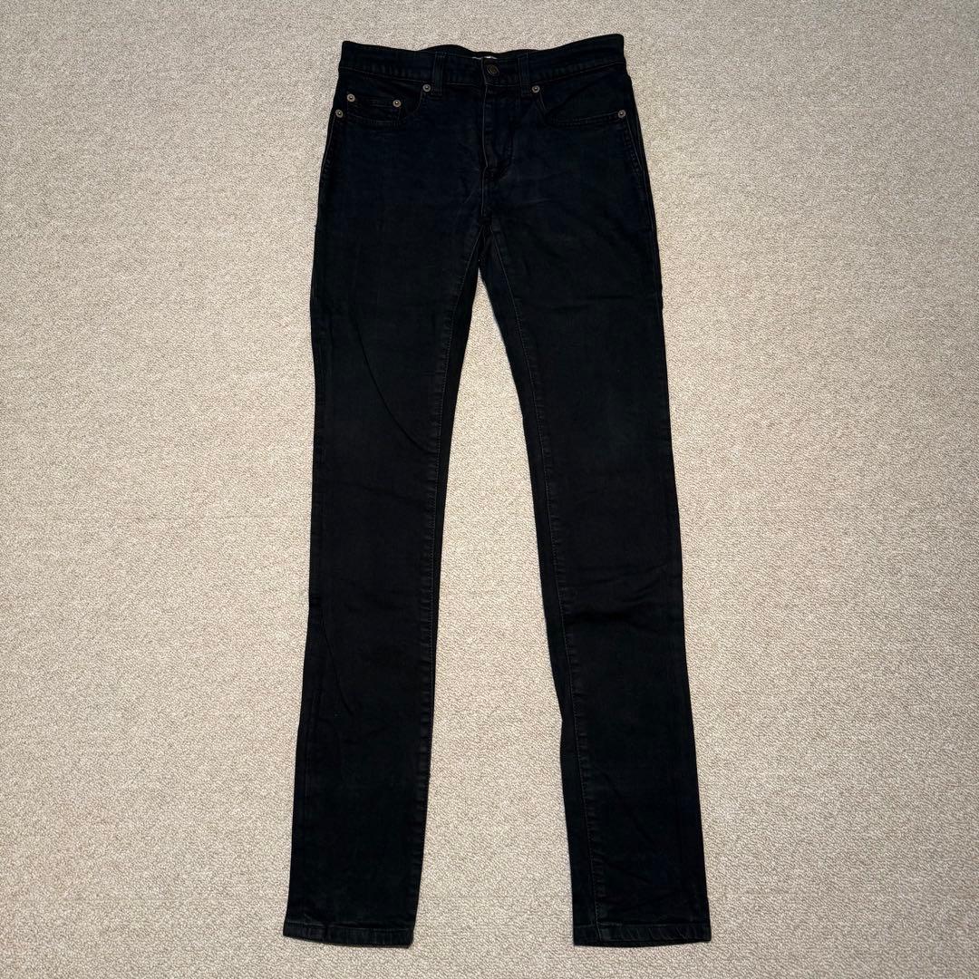 サンローランパリ ブラック スキニーパンツ 2017 ヴァカレロ サンローラン パリ SAINT LAURENT PARIS ヴァカレロ期 スキニー デニム